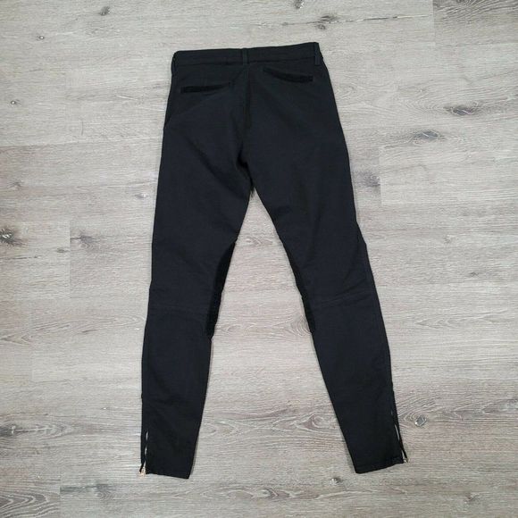 J. Brand Womens 27 Black Denim Jodhpur Riding‎ Skinny Jeans Zip Ankles - Picture 4 of 9